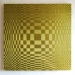 Title: Tessuto precario No. 22  2012 <br>Year: <br>Dimensions: 100 x 100 cm<br> Description: shantung silk - optical - private collection