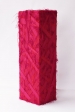 Title: Legami #7<br>Year: 2012<br>Dimensions: (16 x50.5 x 14 cm)<br> Description: Shantung silk, wood and pins