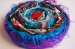 Title: Scarto apparente con camicia a fiori <br>Year: 2011<br>Dimensions: approximately 23 cm in diameter<br> Description: Silk and glue