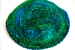Title: Solo per amore - Omaggio a Pippa Bacca <br>Year: 2011<br>Dimensions: Approximately 70 centimeters in diameter <br> Description: Shantung silk and cotton thread