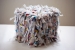 Title: Bouquet <br>Year: 2012<br>Dimensions: 20x20x20 cm<br> Description: Silk, wood and pins