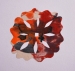 Title: Spiel nummer dreizehn <br>Year: 2012<br>Dimensions: 25 x 25 cm<br> Description: Silk, acrylic paint, and glue on paper.
