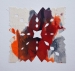 Title: Spiel nummer vierzehn <br>Year: 2012<br>Dimensions: 25 x 25 cm<br> Description: Silk, acrylic paint, and glue on paper.