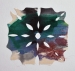 Title: Spiel nummer vier  <br>Year: 2012<br>Dimensions: 25 x 25 cm<br> Description: Silk, acrylic paint, and glue on paper.