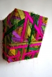 Title: Senza senso p.d.a. <br>Year: 2012<br>Dimensions: 25x17,5 x15 cm<br> Description: Silk, wood and pins 