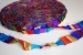 Title: Per paura d'invecchiare<br>Year: 2009<br>Dimensions: Approximately 68 centimeters in diameter <br> Description: Shantung silk and cotton thread